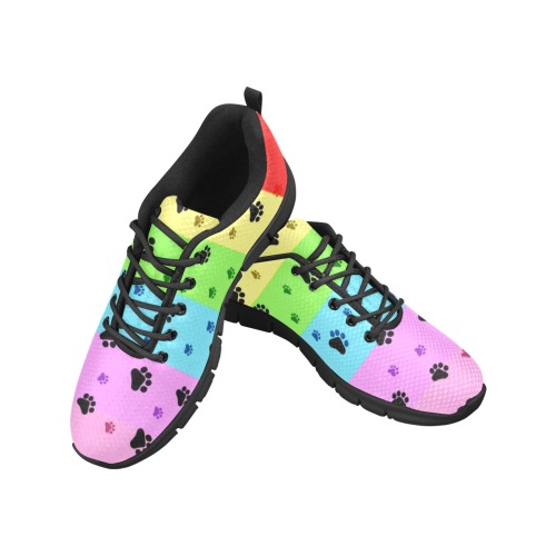 Rainbow Paws by Fetishworld Men's Breathable Running Shoes (Model 055)