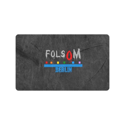 Folsom berlin by Fetishworld Doormat 30"x18" (Black Base)