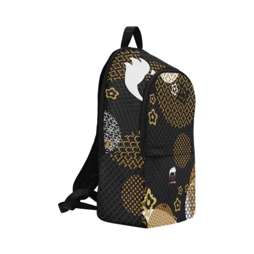 Geek Apparel logo Honeycomb Backpack Fabric Backpack for Adult (Model 1659)