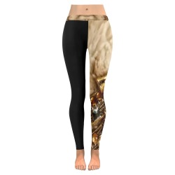 Armalanikai  designer art Low Rise Leggings Women's Low Rise Leggings (Invisible Stitch) (Model L05)