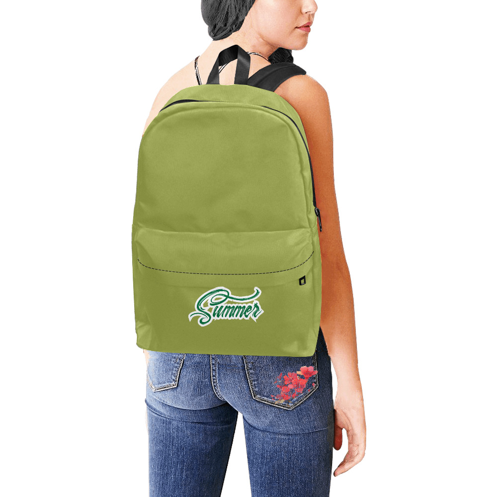 GREEN Unisex Classic Backpack (Model 1673)