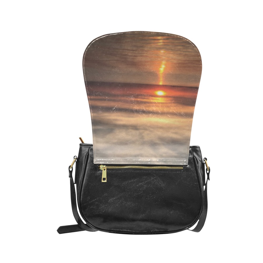 Dark Evening Sunset Collection Classic Saddle Bag/Large (Model 1648)