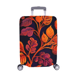 flowers botanic art (10) luggage cover Luggage Cover/Medium 22"-25"