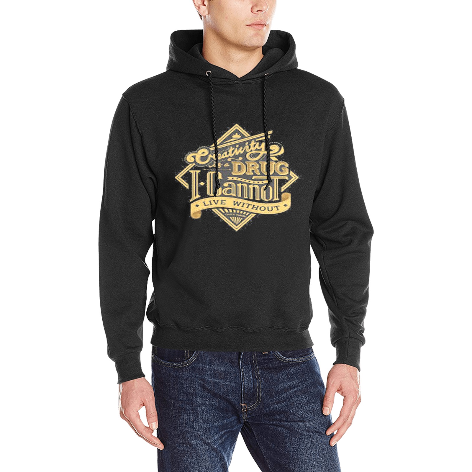 creativity Men's Classic Hoodie (Model H17)