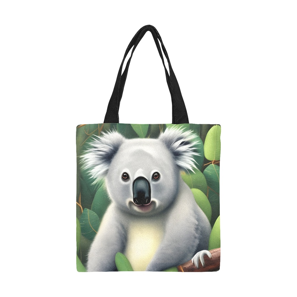 Cutest Koala All Over Print Canvas Tote Bag/Small (Model 1697)