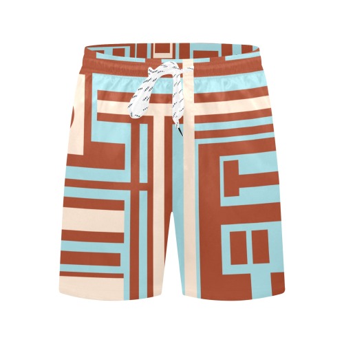 Model 1 Men's Mid-Length Beach Shorts (Model L51)