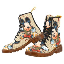 Mickey Boots Custom Canvas Boots For Women Model 1203H