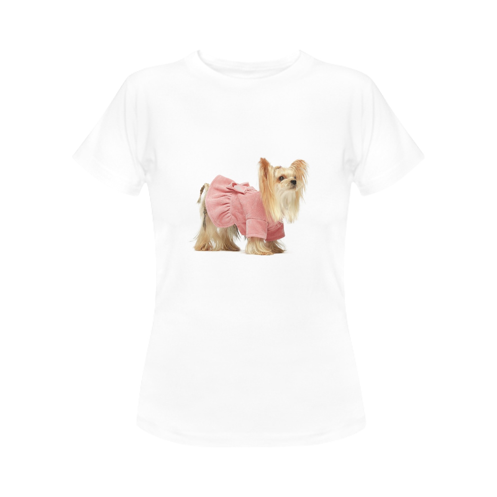 cute doggie Women's T-Shirt in USA Size (Front Printing Only)