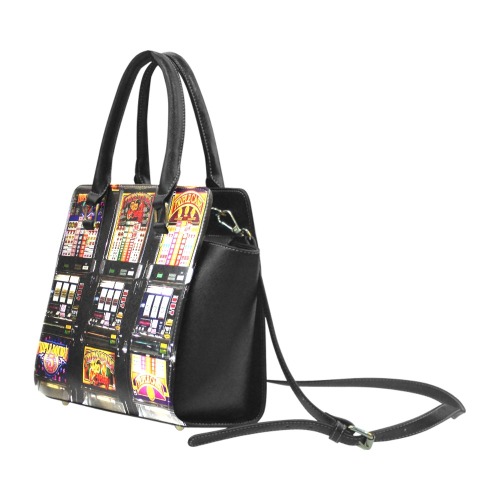 Las Vegas Slot Machines Classic Shoulder Handbag (Model 1653)