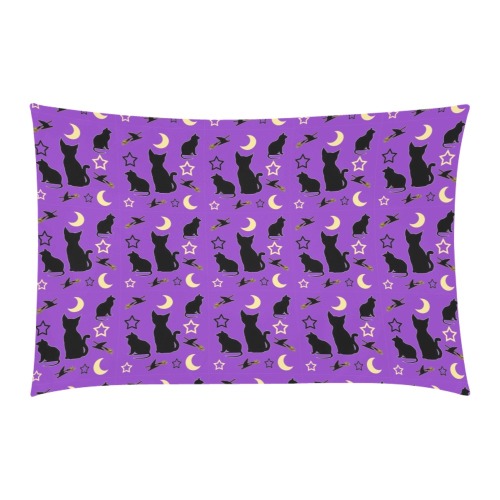 Cats and Witch Hats 3-Piece Bedding Set