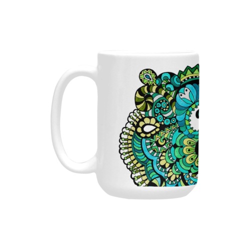 Tropical Illusion Custom Ceramic Mug (15OZ)