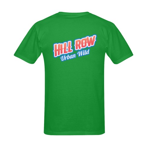 HILL ROW GREEN Men's Slim Fit T-shirt (Model T13)