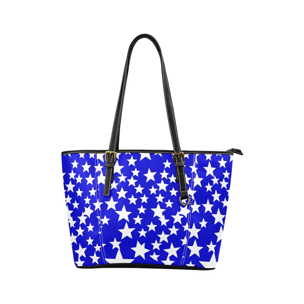 Stars 1 Leather Tote Bag/Small (Model 1640)