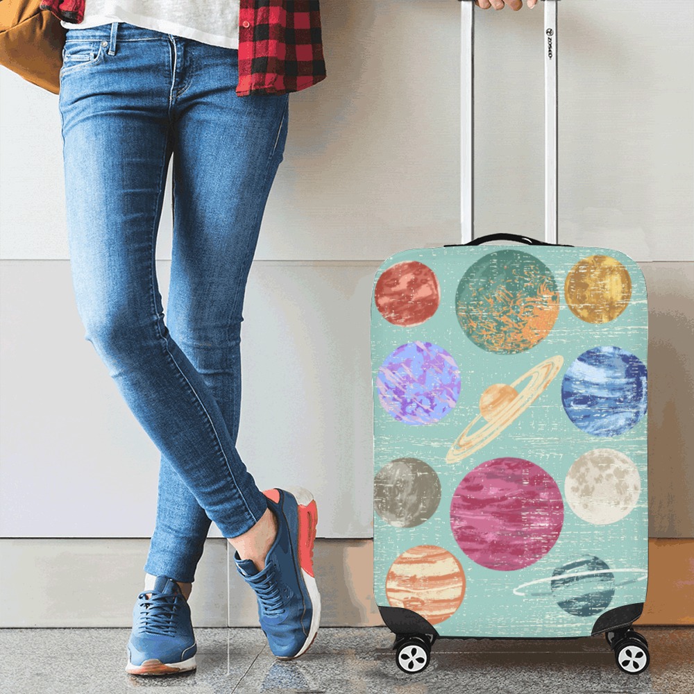 Planets Luggage Cover/Small 18"-21"