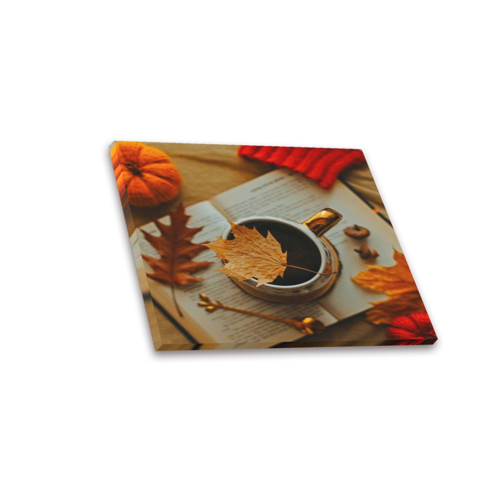 Autumn Leaves Upgraded Canvas Print 20"x16"