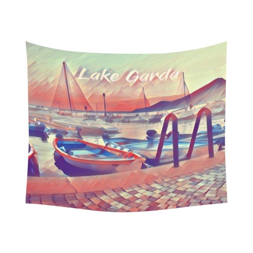 Boats on Lake Garda, Italy.