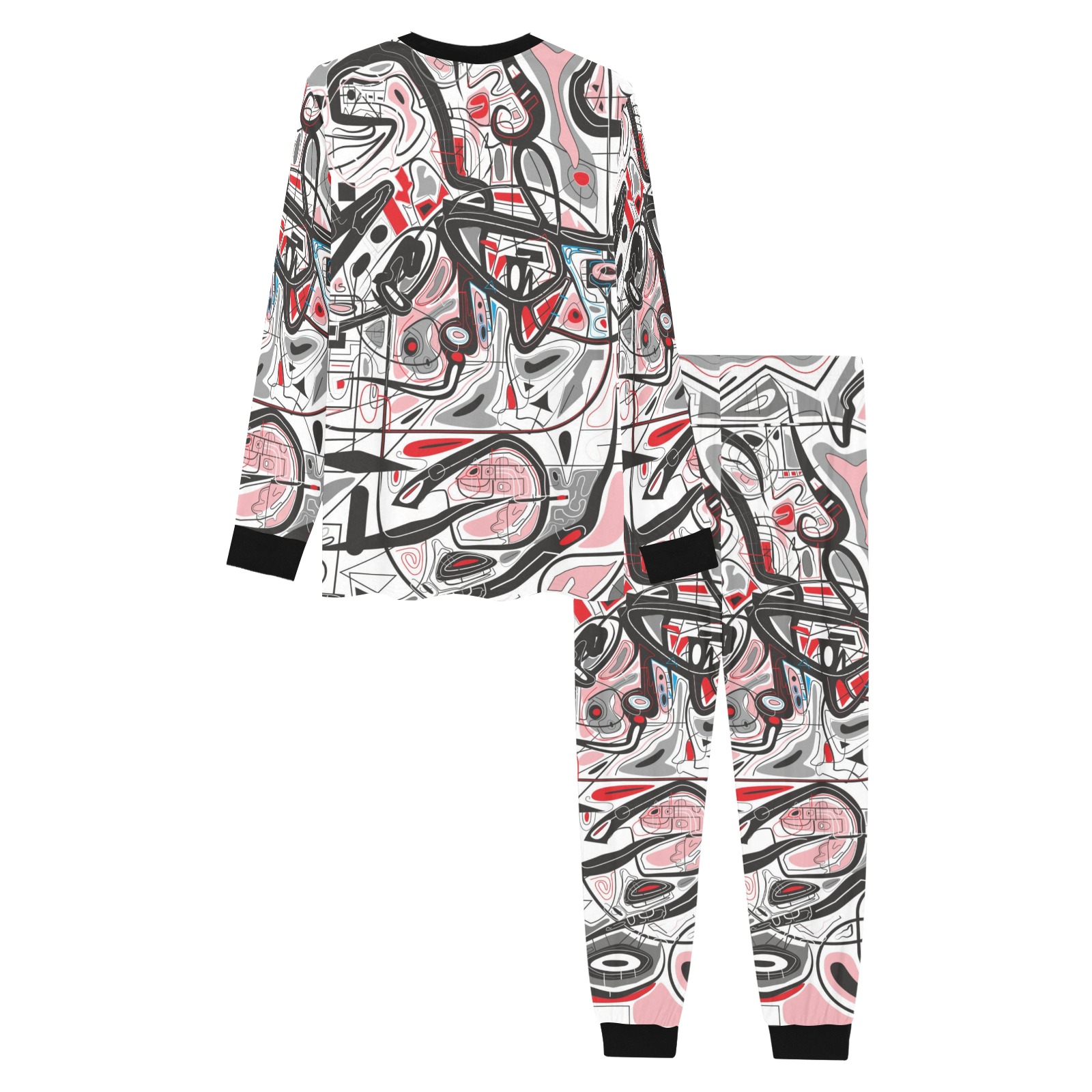 Model 2 Men's All Over Print Pajama Set