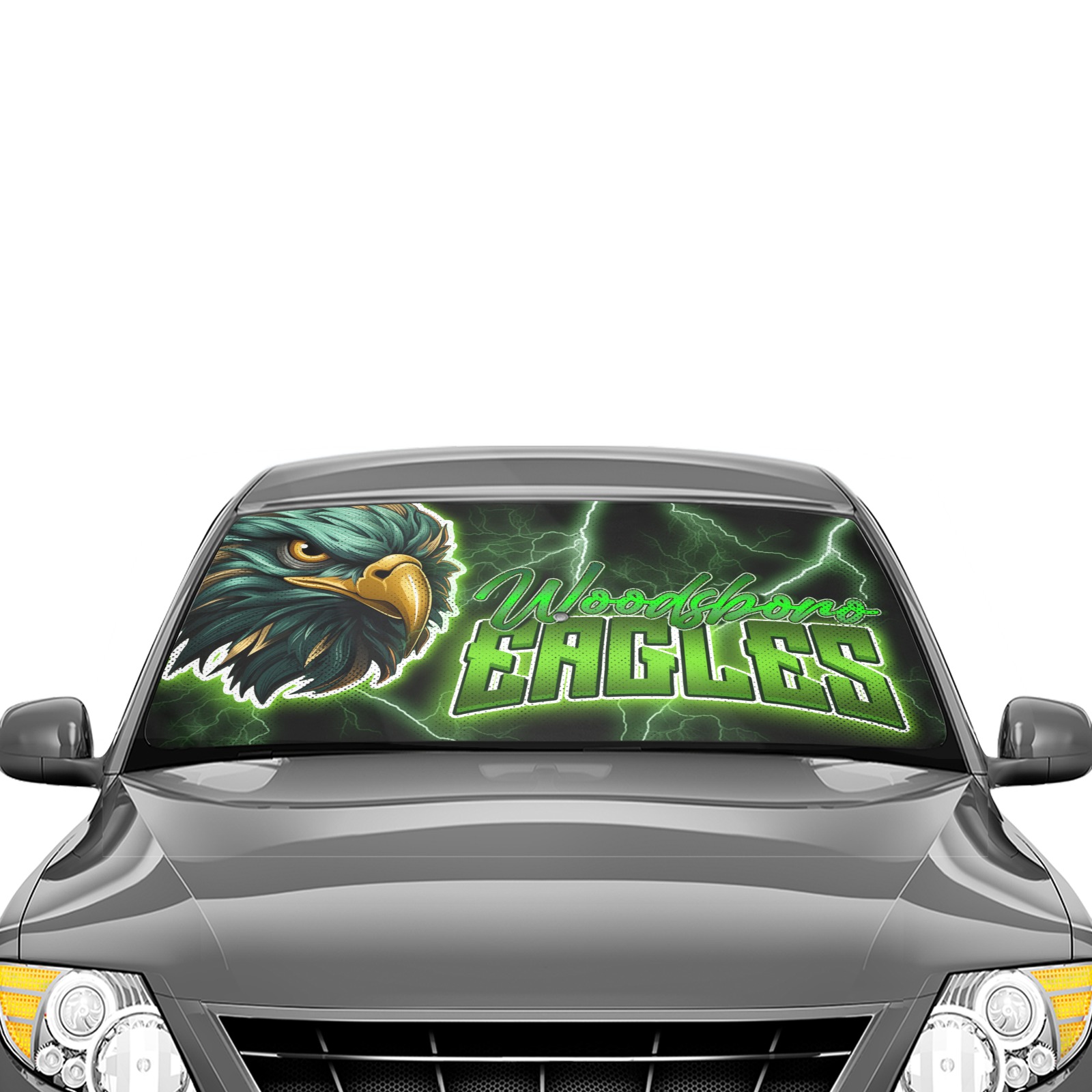 woodsboro eagles car shade Car Sun Shade Umbrella 58"x29"