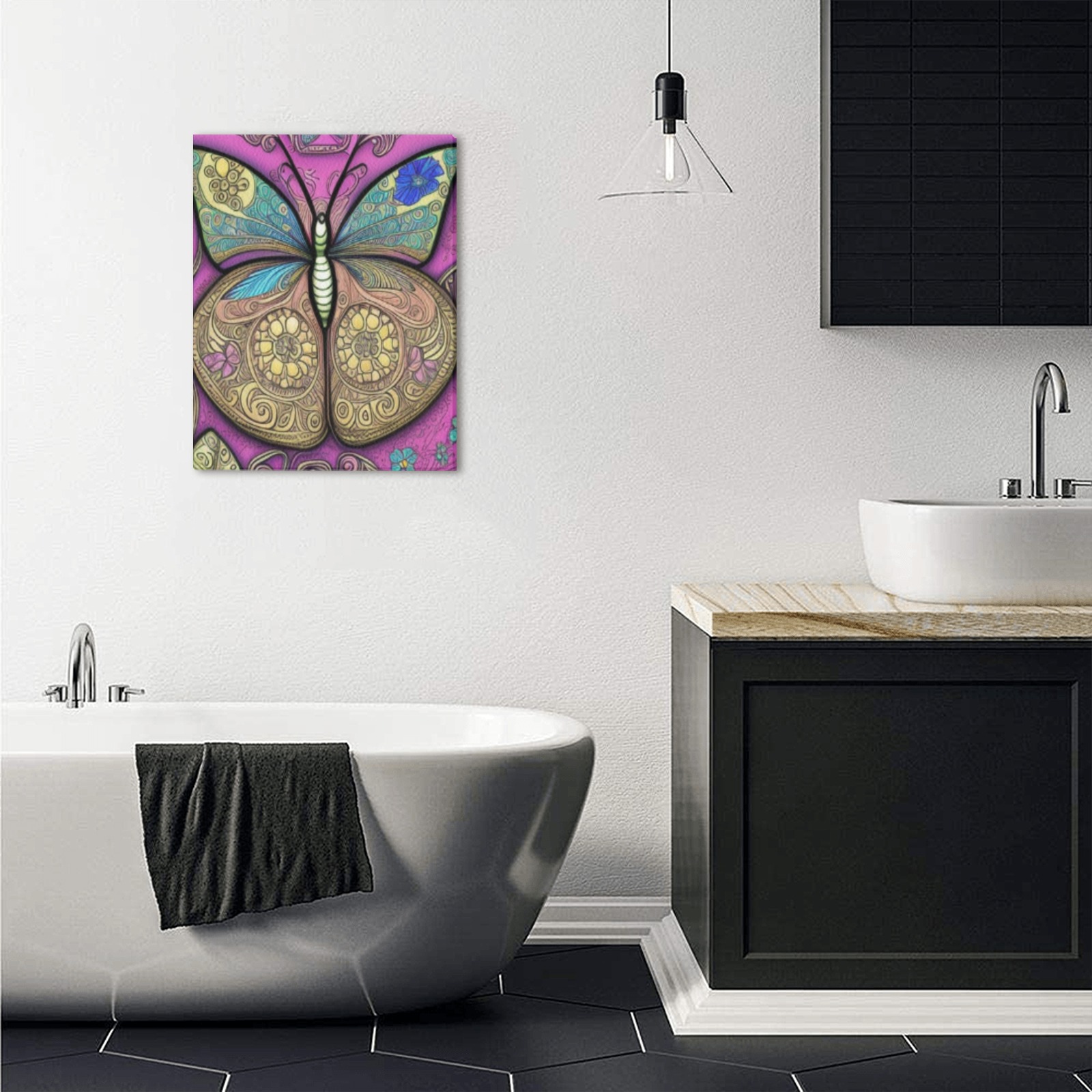 Butterfly Warrior Upgraded Canvas Print 11"x14"