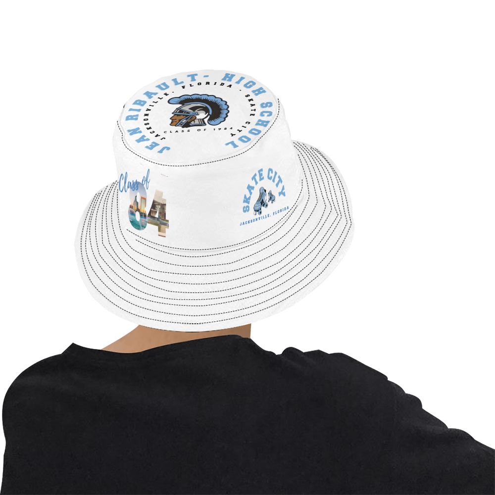 Ribault Reunion Bucket All Over Print Bucket Hat for Men