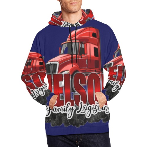Custom Hoodie All Over Print Hoodie for Men (USA Size) (Model H13)