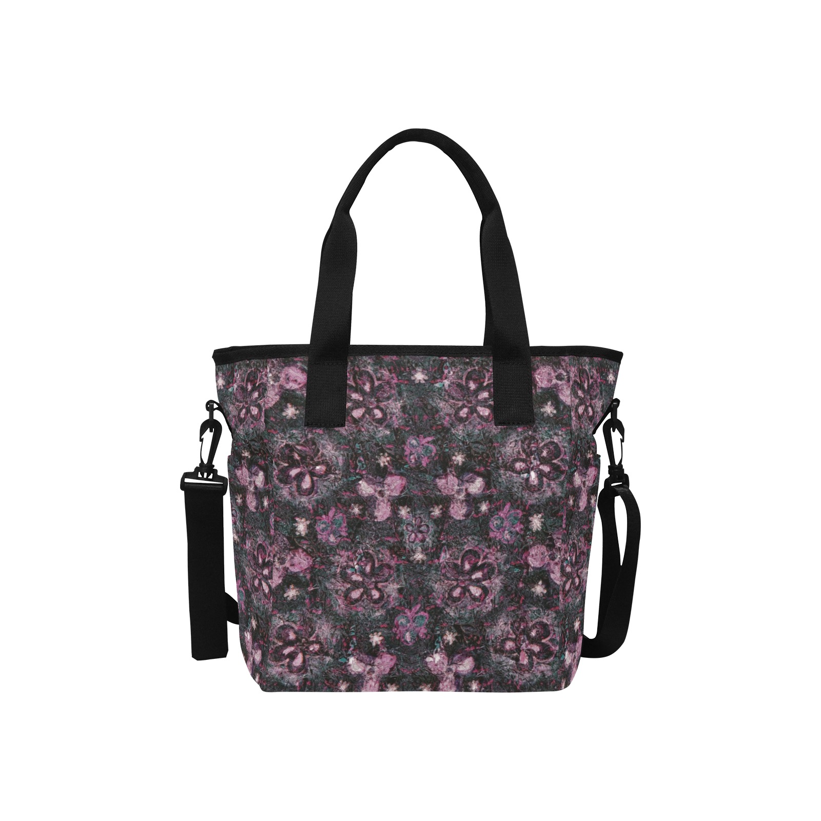 Abstract Chic  Pattern Tote Bag with Shoulder Strap (Model 1724)
