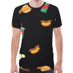 Sausage Shop New All Over Print T-shirt for Men (Model T45)