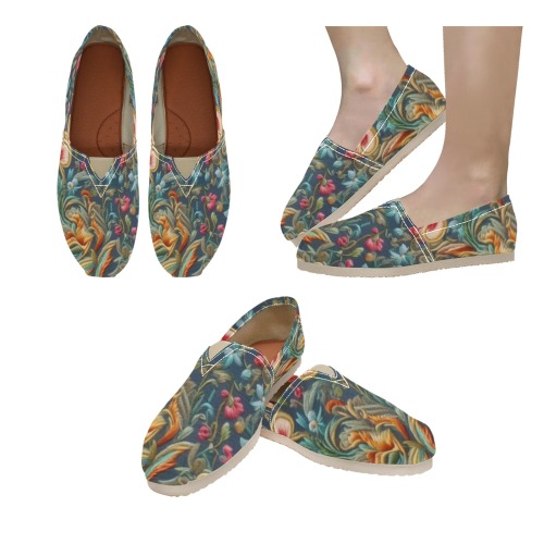 slip-on shoe 18 Women's Classic Canvas Slip-On (Model 1206)