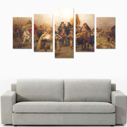 Migration Of Serbs ( Seoba Srba ) Canvas Print Sets C (No Frame)