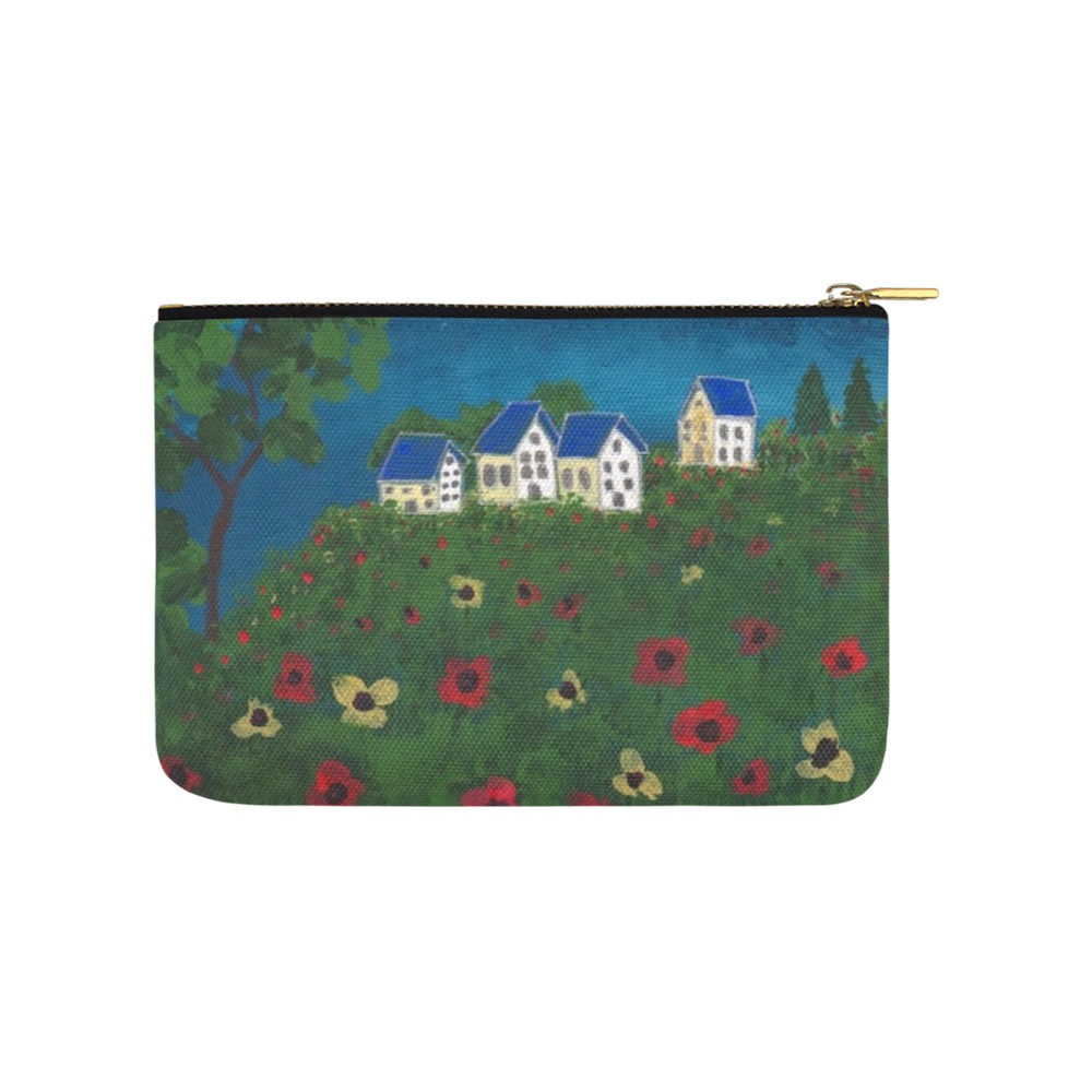 The Field of Poppies Carry-All Pouch 9.5''x6''