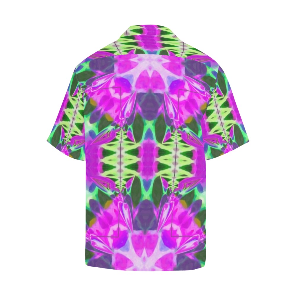 Fractoberry Fractal Pattern 000122MH Hawaiian Shirt with Merged Design (Model T58)