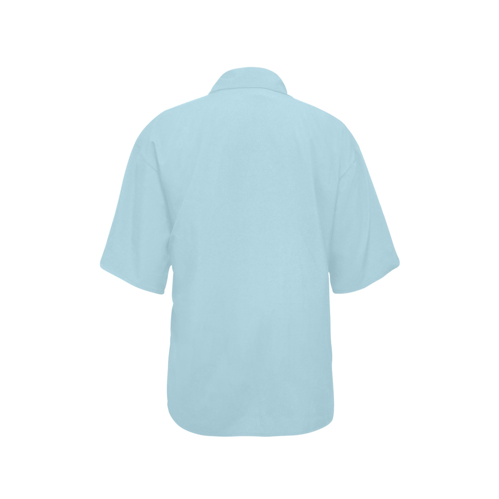 color light blue All Over Print Hawaiian Shirt for Women (Model T58)