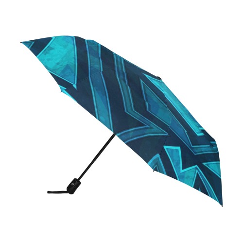 Amazing Blue Anti-UV Auto-Foldable Umbrella (U09)