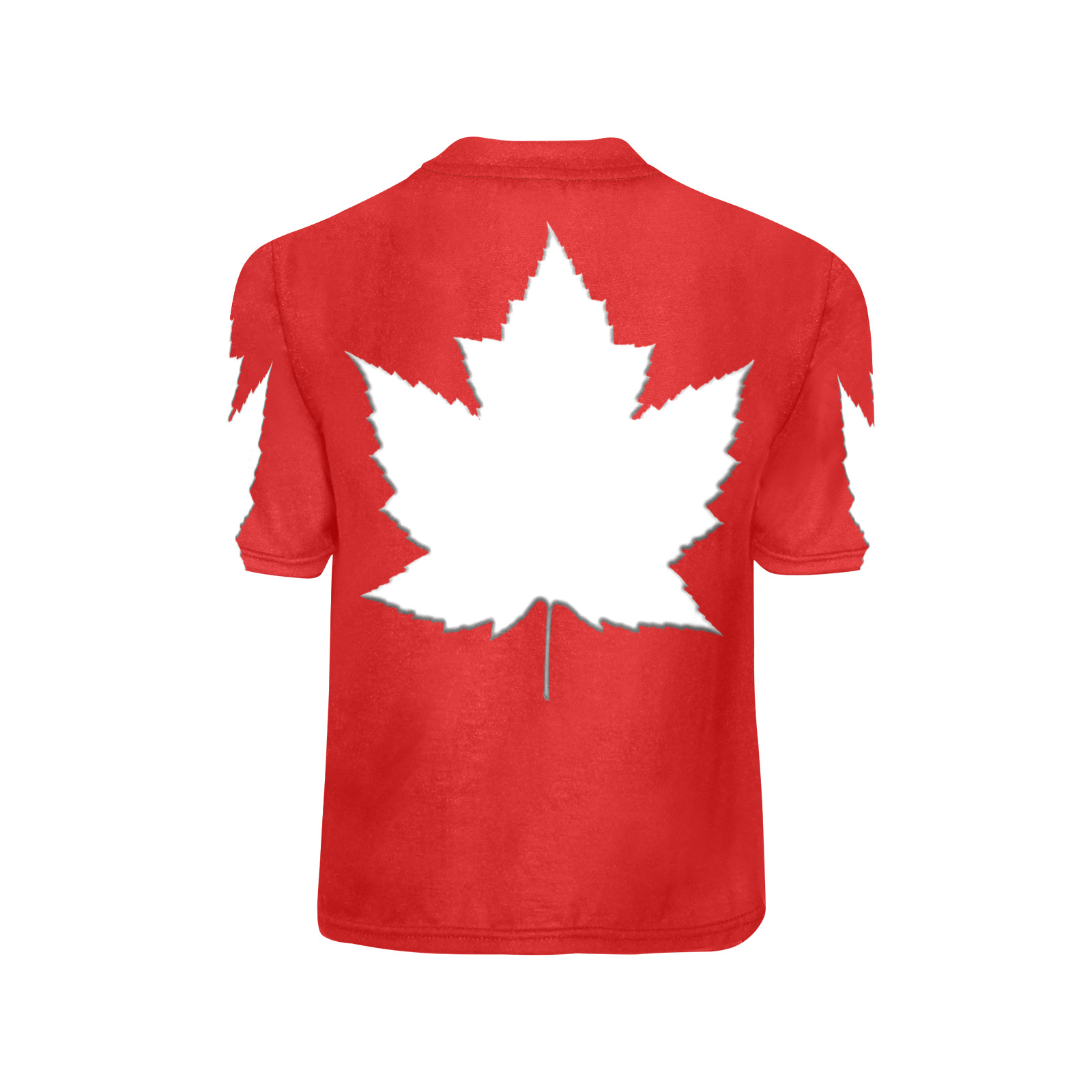 Boy's Canada Maple Leaf Souvenir T-shirts Big Boys' All Over Print Crew Neck T-Shirt (Model T40-2)