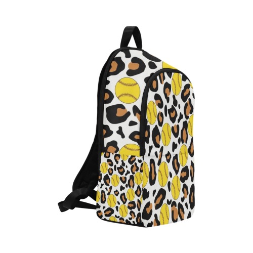 SOFTBALL SEAMLESS PATTERN (Custom) (Custom) (Blanket 40x30) Fabric Backpack for Adult (Model 1659)