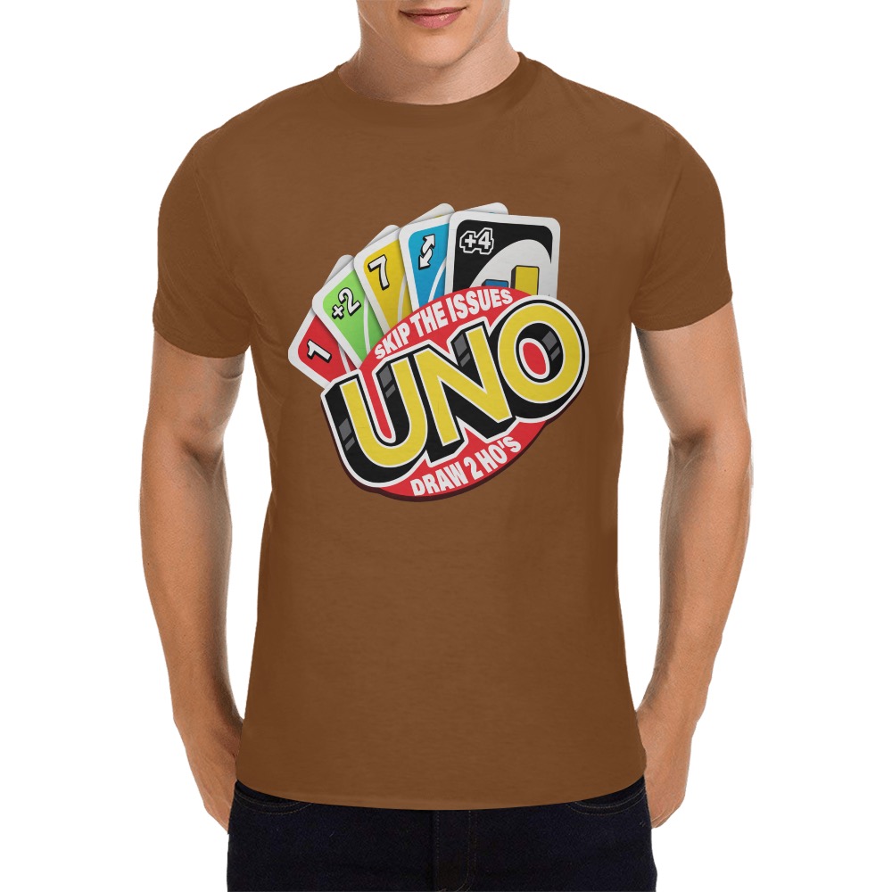 UNO DRAW 2 Men's T-Shirt in USA Size (Front Printing Only)