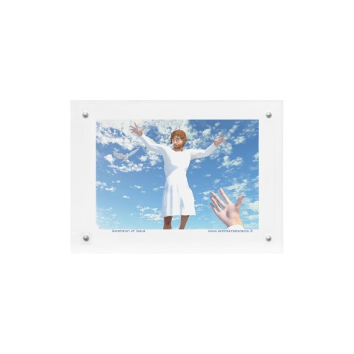 The Ascension of Jesus Acrylic Magnetic Photo Frame 7"x5"