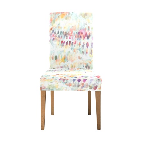 Watercolor, pastel color, Chair Cover (Pack of 6)