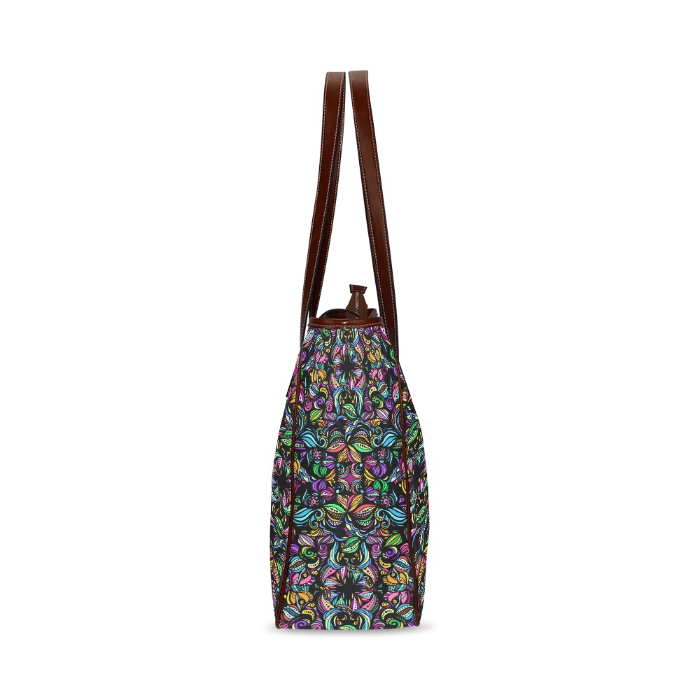 Whimsical Blooms Classic Tote Bag (Model 1644)