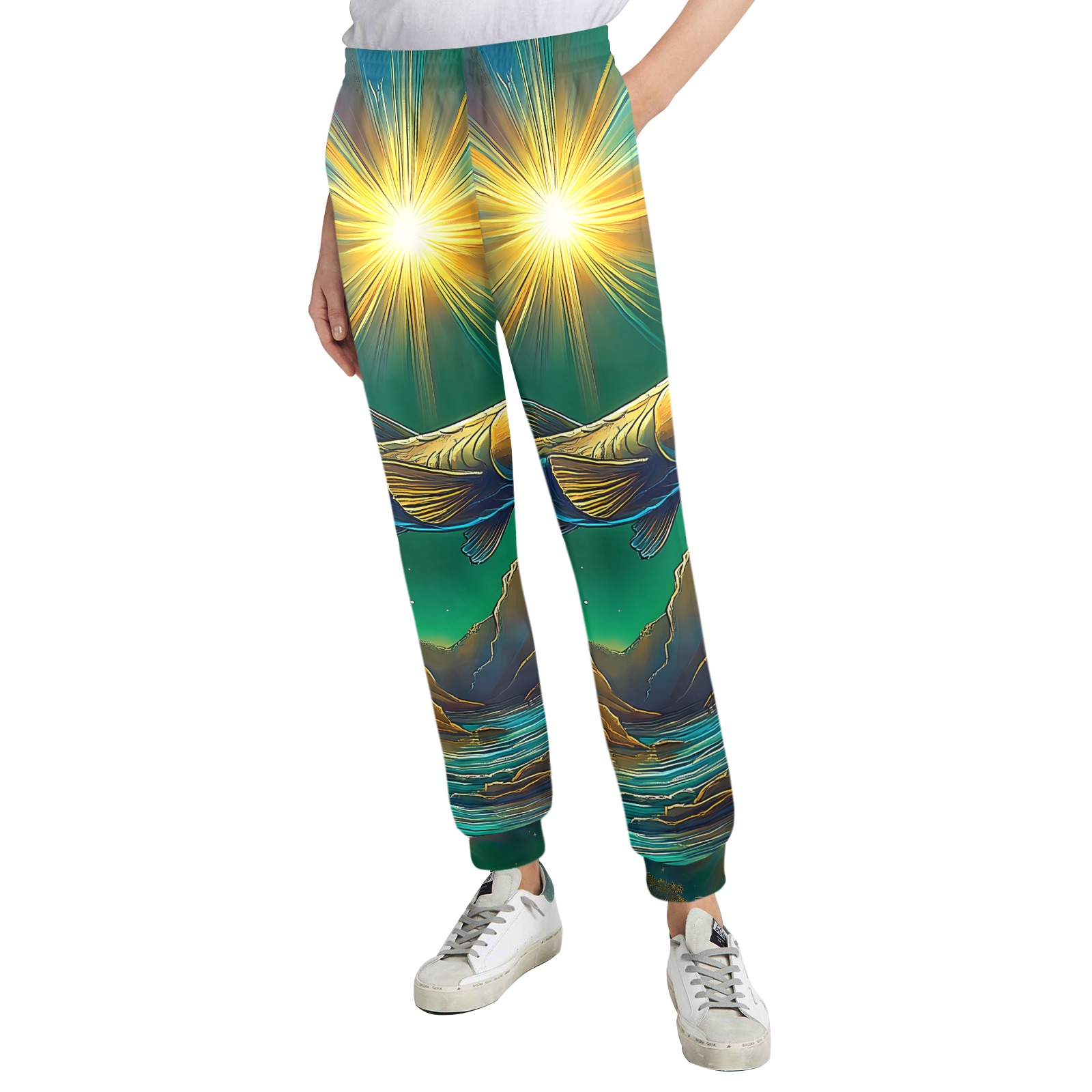 Celestial Swim Women's Casual Sweatpants (Model L72)