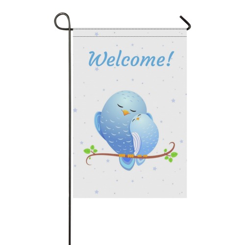 Welcome Garden Flag 12‘’x18‘’(Twin Sides)