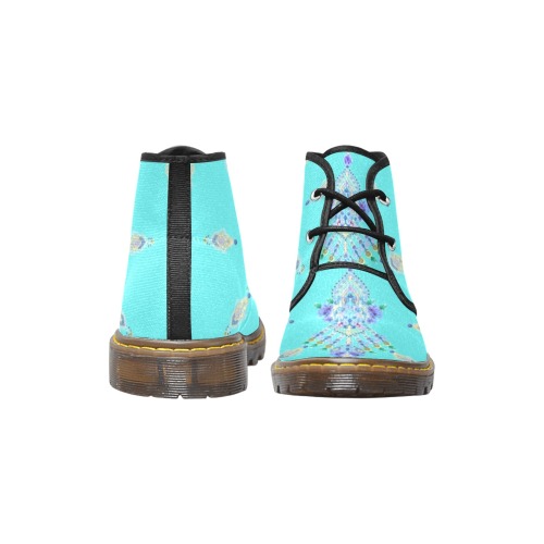 BLEUETS 13 Women's Canvas Chukka Boots (Model 2402-1)