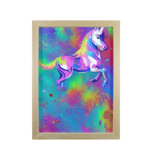 Unicorn 4b 100-Piece Puzzle Frame 9.5"x 12.5"