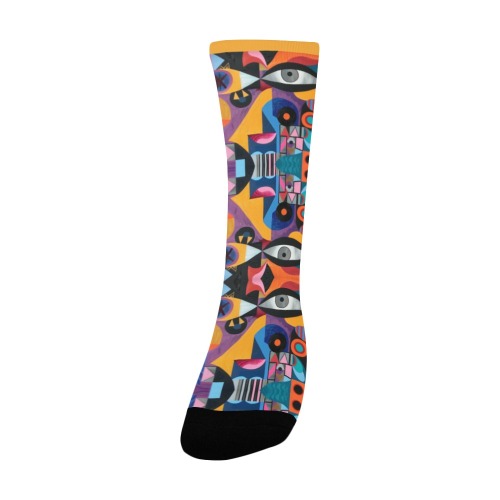 Boho Art Graphic Socks Women's Custom Socks