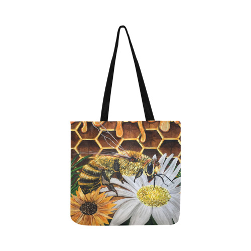 Busy Bee Reusable Shopping Bag Model 1660 (Two sides)
