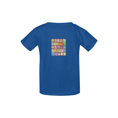 abecedaire marron Kid's  Classic T-shirt (Model T22)