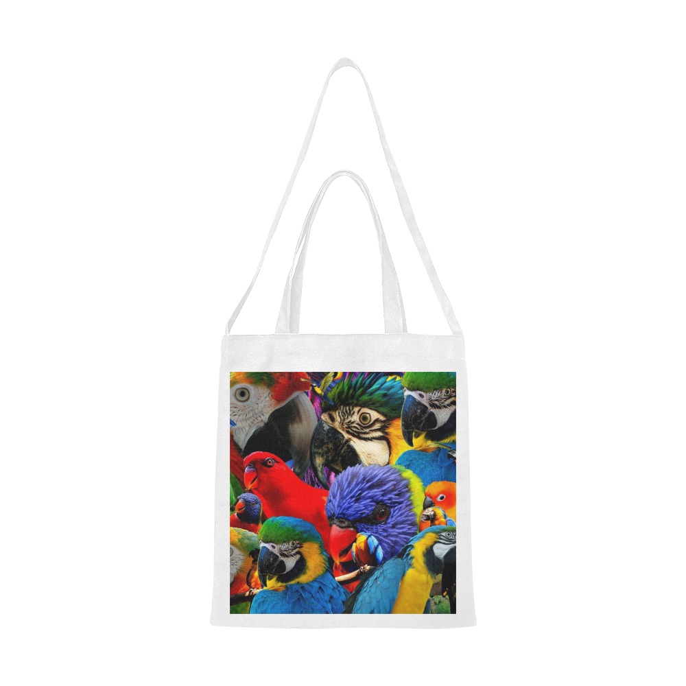 PARROTS Canvas Tote Bag/Medium (Model 1701)