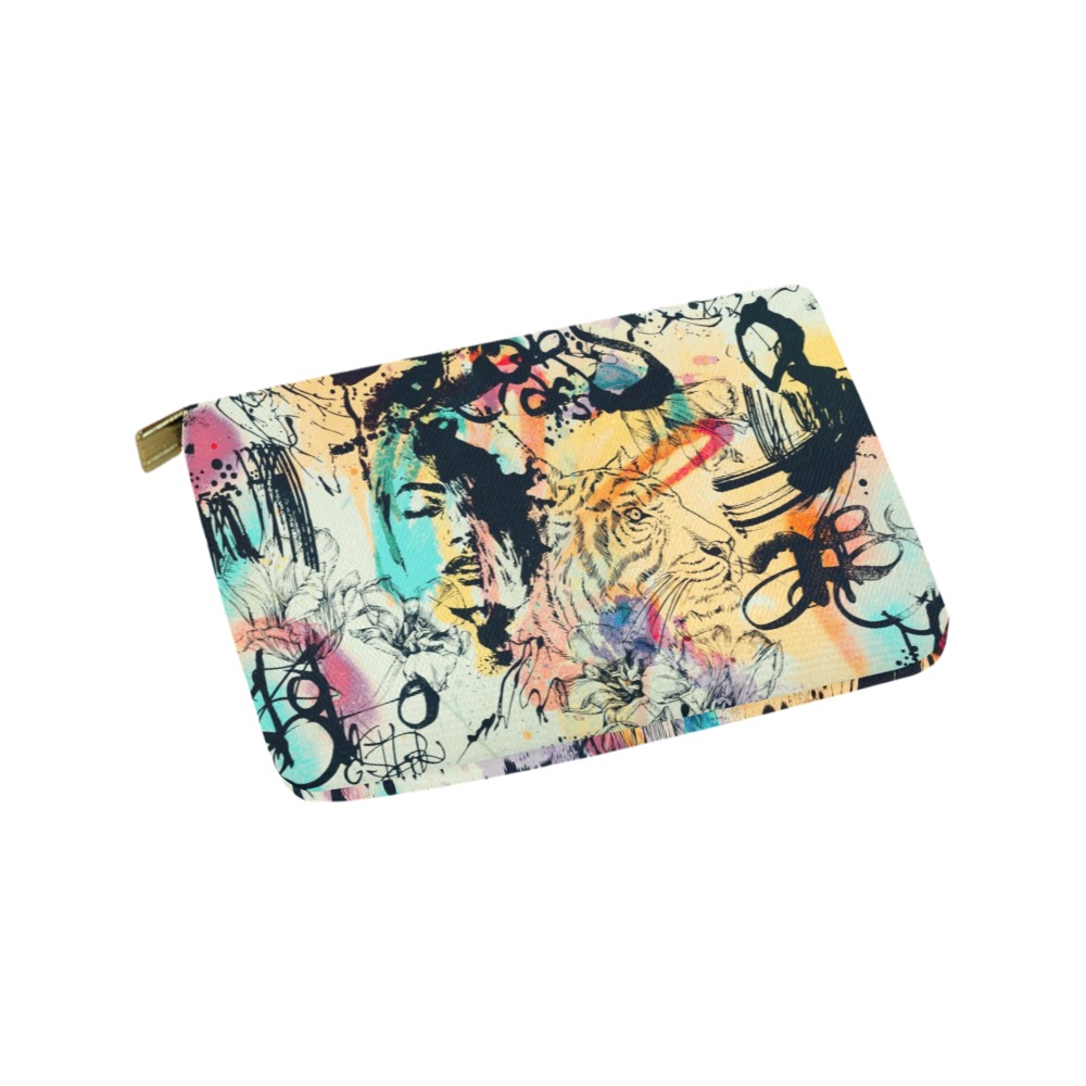 Graffiti-colorful Carry-All Pouch 9.5''x6''