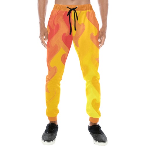 twin_flame Men's All Over Print Sweatpants (Model L11)