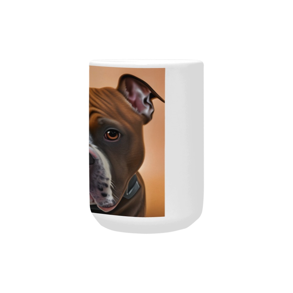 Bull Dog Custom Ceramic Mug (15OZ)